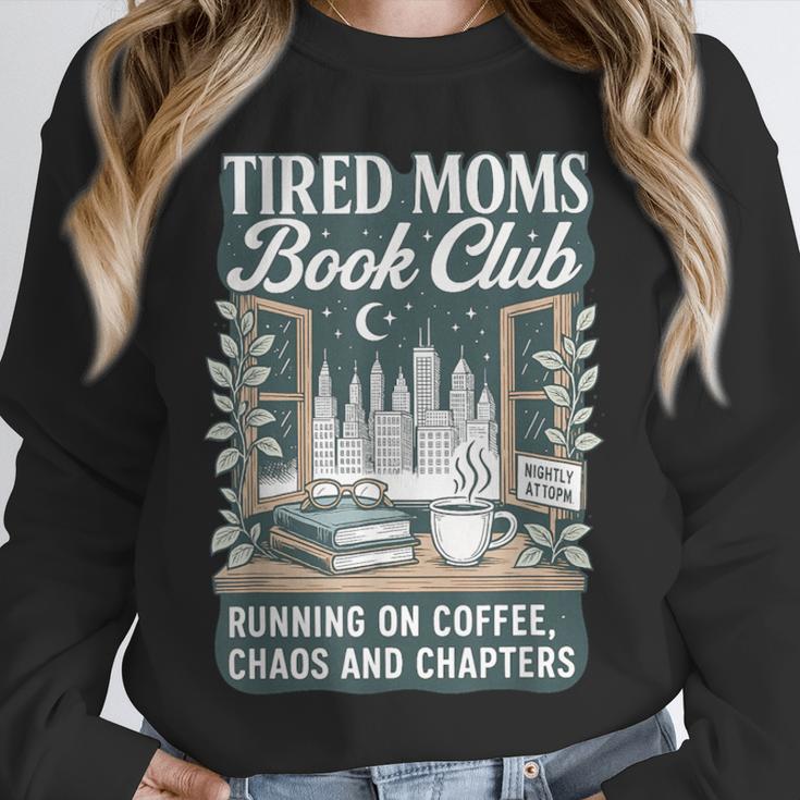 Retro Tired Moms Book Club Bookish Booktrovert Mother's Day Unisex Sweatshirt Retro Tired Moms Book Club Bookish Booktrovert Mother's Day Unisex Sweatshirt