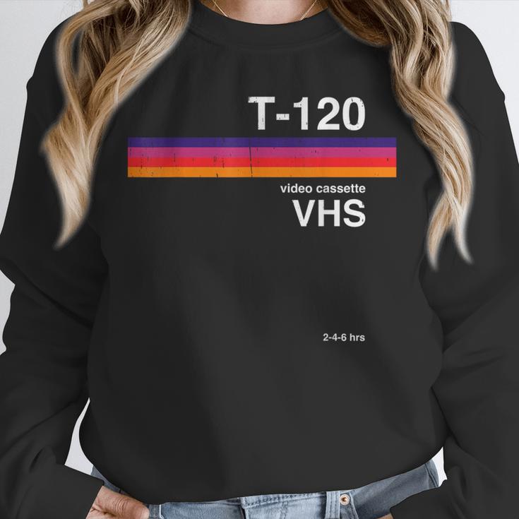 Retro VHS Tape Graphics 80s 90s Nostalgia Costume Unisex Sweatshirt