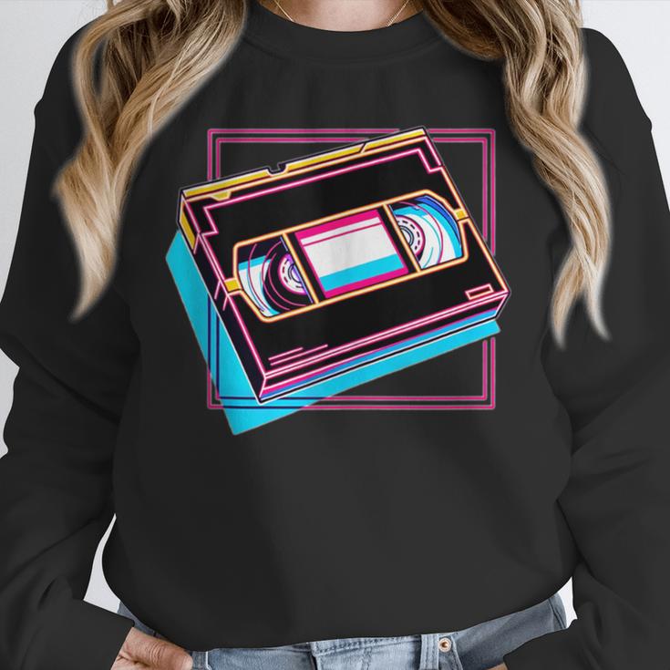 Retro VHS Vaporwave Video Cassette Nostalgia Geek Chic Unisex Sweatshirt Retro VHS Vaporwave Video Cassette Nostalgia Geek Chic Unisex Sweatshirt