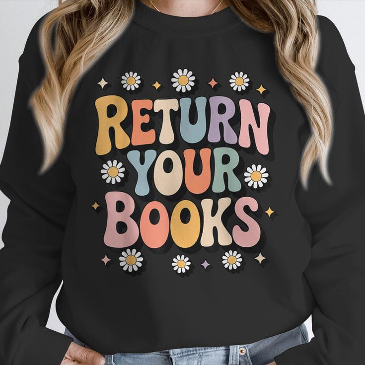 Return Your Books School Librarian Unisex Sweatshirt Return Your Books School Librarian Unisex Sweatshirt