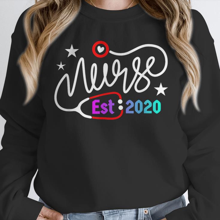 RN New Nurse Est 2020 Cute Nursing School Graduation 2K20 Unisex Sweatshirt