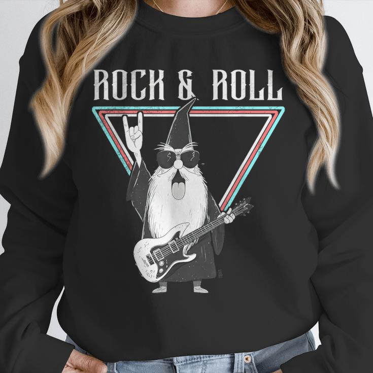 Rock & Roll Wizard Music Nostalgia Unisex Sweatshirt Rock & Roll Wizard Music Nostalgia Unisex Sweatshirt