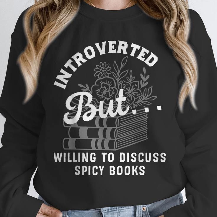 Romance Reader Spicy Book Merch Book Lovers Bookish Women Unisex Sweatshirt
