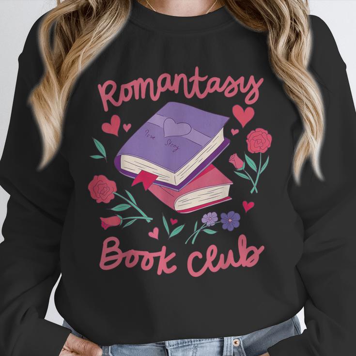 Romantasy Book Club Novel Reading Club Bibliophiles Fiction Unisex Sweatshirt