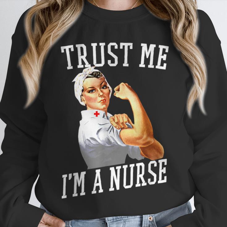 Rosie Riveter Nurse Shirt Nurse Graduation Shirt Unisex Sweatshirt