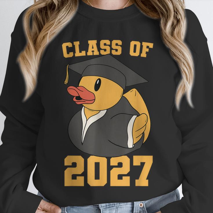 Rubber Duck Class Of 2027 Senior 2027 Graduation Year Senior Unisex Sweatshirt