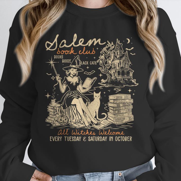 Salem Book Club Witches Witchy Witch Spooky Season Halloween Unisex Sweatshirt