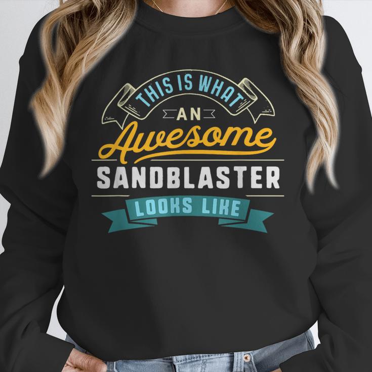 Sandblaster Shirt Awesome Job Occupation Graduation Unisex Sweatshirt