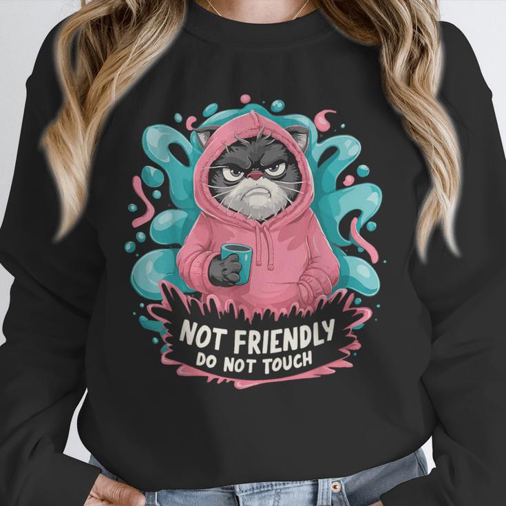 Sarcastic Loner Introvert Clothing Not Friendly Do Not Touch Small Unisex Sweatshirt