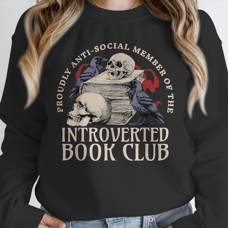 Sarcastic Proud Anti Social Member Of Introverted Book Club Unisex Sweatshirt