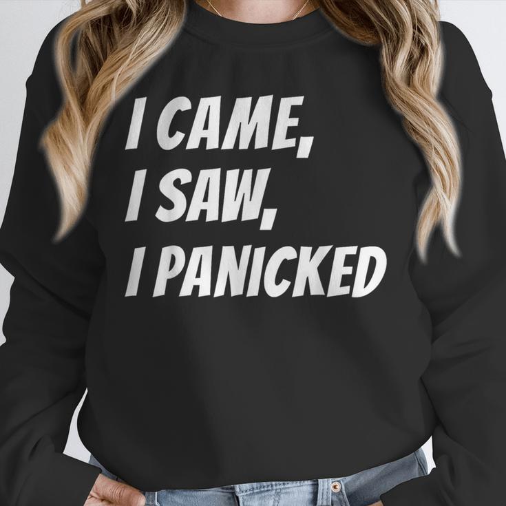 I Came I Saw Joke For Shy Type And Introverts Unisex Sweatshirt I Came I Saw Joke For Shy Type And Introverts Unisex Sweatshirt