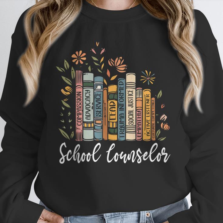 School Counselor Wildflower Books National School Counseling Unisex Sweatshirt