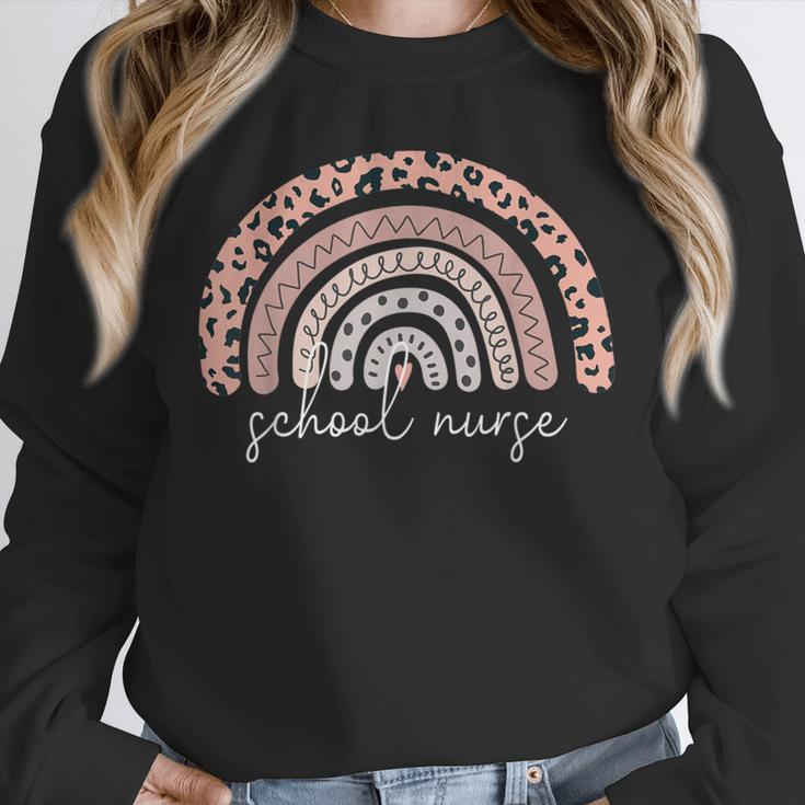 School Nurse Appreciation Rainbow Graduation Medical Nursing Unisex Sweatshirt