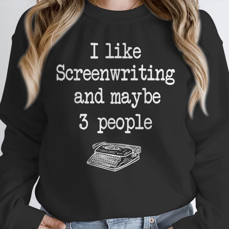 Screenwriter Playwright Writer Scribe Introvert Scriptwriter Unisex Sweatshirt