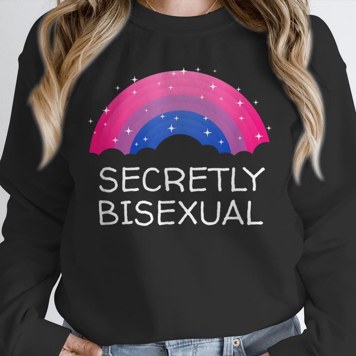 Secretly Bisexual Bi Introvert Bi Pride Antisocial LGBTQ Unisex Sweatshirt Secretly Bisexual Bi Introvert Bi Pride Antisocial LGBTQ Unisex Sweatshirt