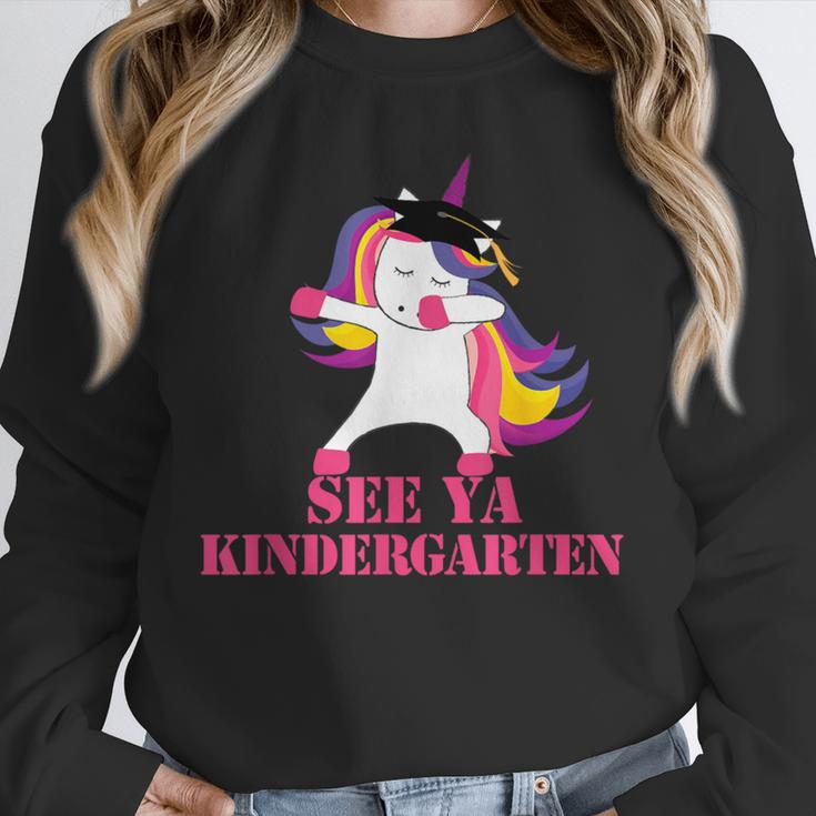 See Ya Kindergarten DABBING Unicorn Graduation Meme Unisex Sweatshirt