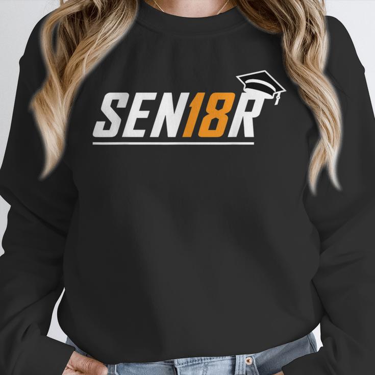 Senior 18 High School Graduation Eighteen Year Old Grad Unisex Sweatshirt
