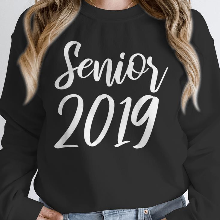 Senior 2019 Calligraphy Shirt Graduation For Adult Men Unisex Sweatshirt