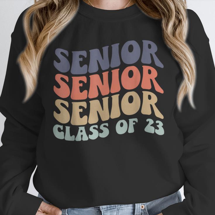 SENIOR 2023 Retro Class Of 2023 Seniors Graduation 23 Hippie Unisex Sweatshirt