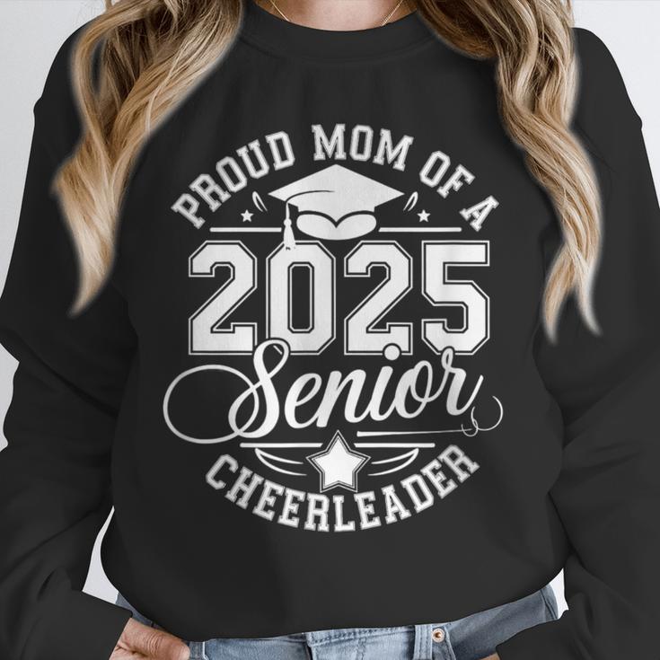 Senior 2025 Cheer Team Mom High School Graduation Outfit Unisex Sweatshirt