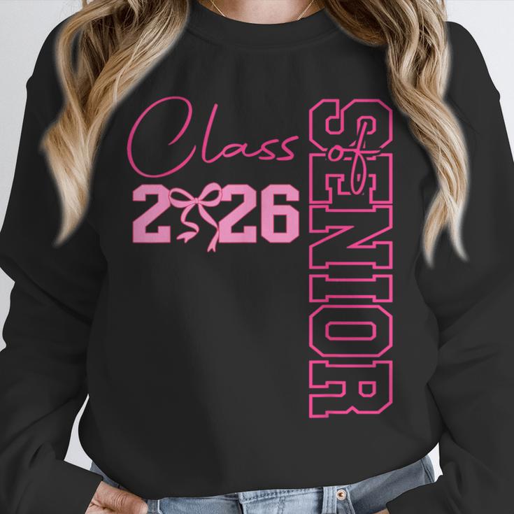 Senior 2026 Class Of 2026 Coquette Bow Graduation 2026 Unisex Sweatshirt