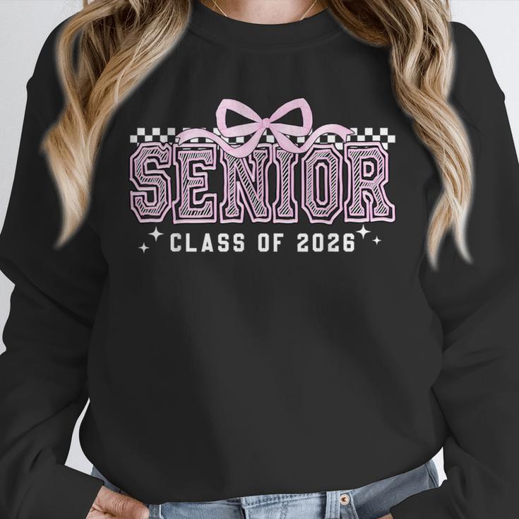 Senior 2026 Coquette Bow Class Of 2026 Graduation Graduate Unisex Sweatshirt