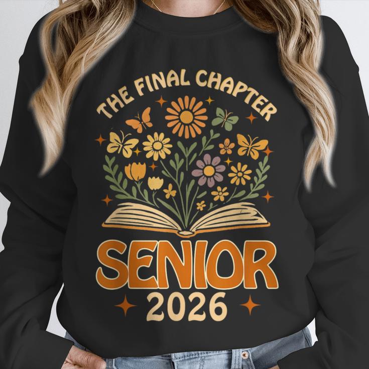 Senior 2026 Final Chapter Retro Book Lover Last First Day Unisex Sweatshirt