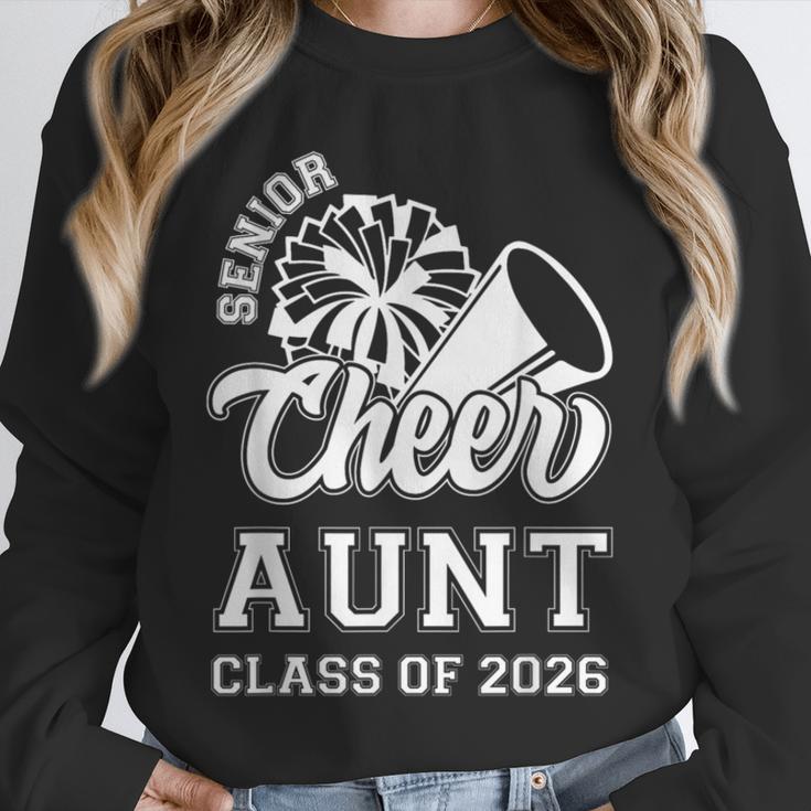 Senior Cheerleader Aunt Cheer Class Of 2026 Graduation Women Unisex Sweatshirt