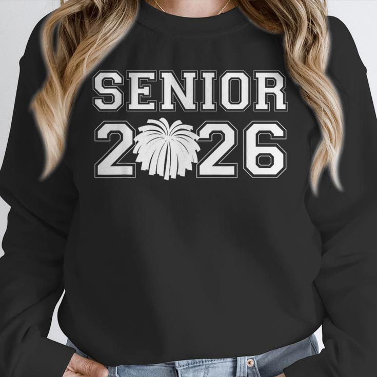 Senior Cheerleader Cheer Class Of 2026 Graduation Graduate Unisex Sweatshirt
