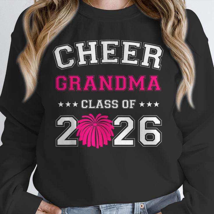 Senior Cheerleader Grandma Cheer Class Of 2026 Graduation Unisex Sweatshirt