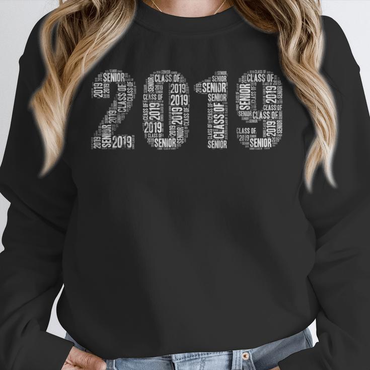 Senior Class 2019 Vintage Graduation Men Women Unisex Sweatshirt
