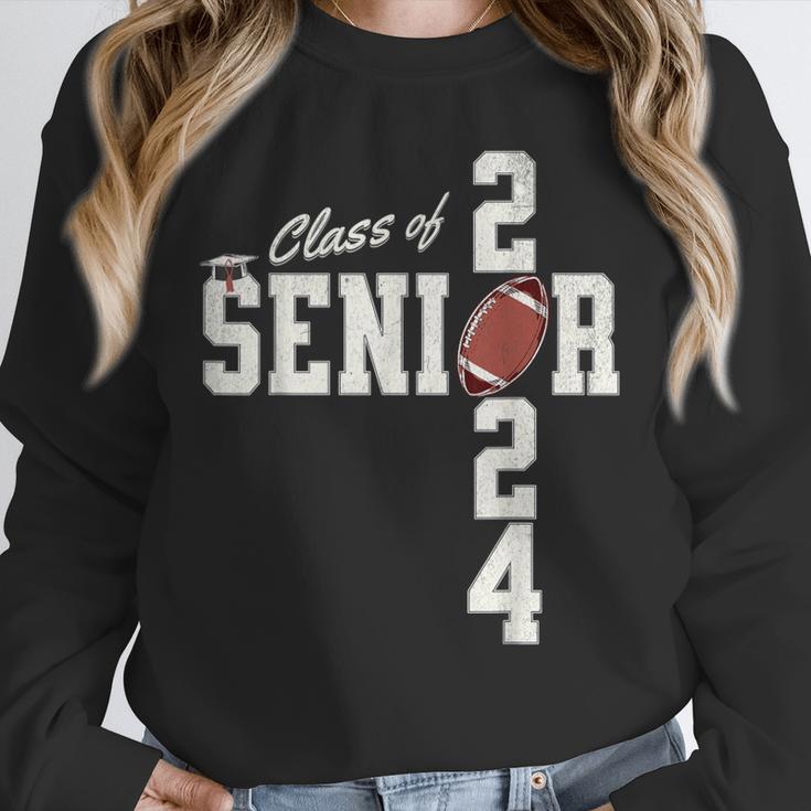 Senior Class Of 2024 Football Graduation Party Favors 2024 Unisex Sweatshirt