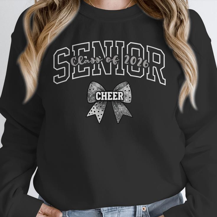 Senior Class Of 2026 Cheerleading Coquette Bow Graduation Unisex Sweatshirt
