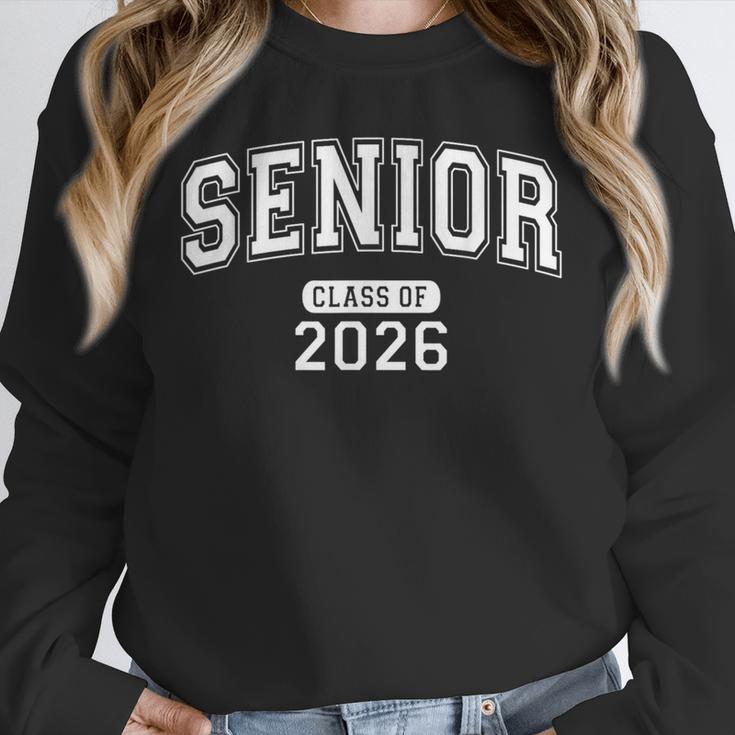 Senior Class Of 2026 Graduation Varsity Arched Letters Unisex Sweatshirt