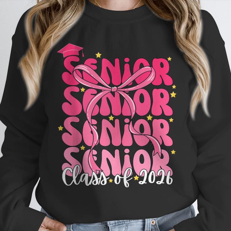 Senior Class Of 2026 Pink Coquette Bow Graduation 2026 Unisex Sweatshirt