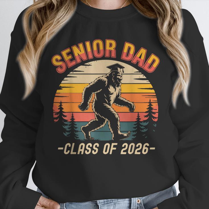 Senior Dad Class Of 2026 Bigfoot Vintage Graduation Unisex Sweatshirt