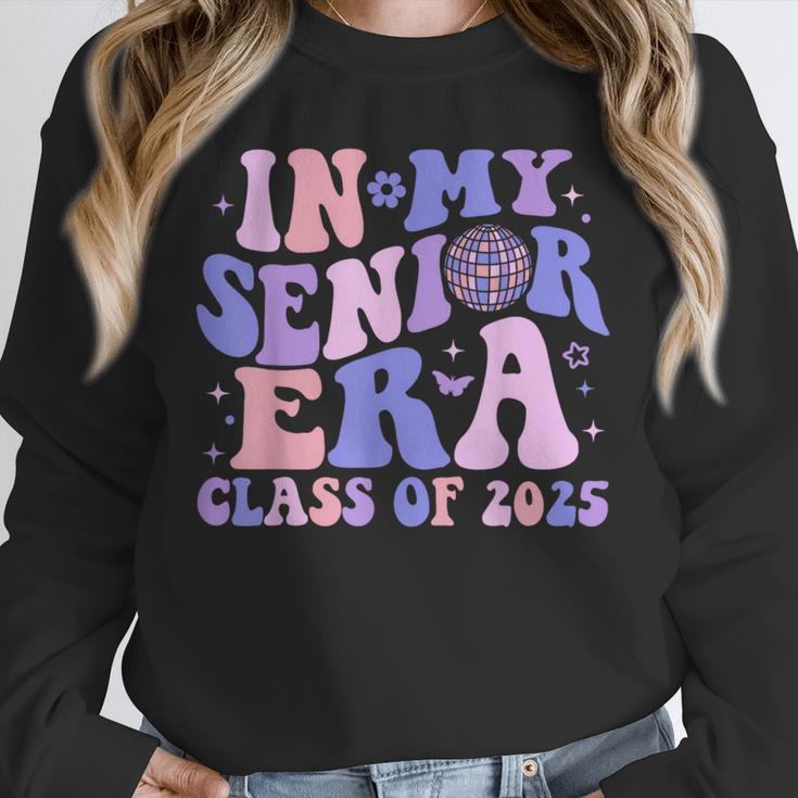 In My Senior Era Class Of 2025 Groovy Senior 2025 Graduation Unisex Sweatshirt