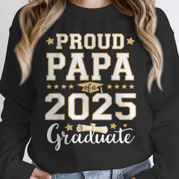 Senior Graduation Proud Papa 2025 Graduate Class Matching Unisex Sweatshirt