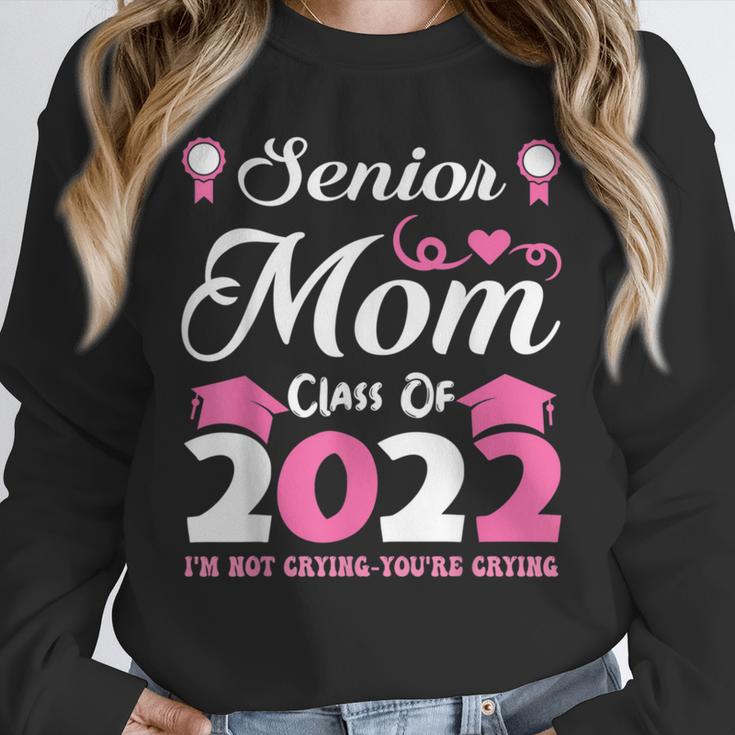 Senior Mom Of A Class Of 2022 Heart School Graduation Unisex Sweatshirt