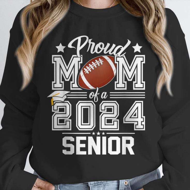 Senior Mom Class Of 2024 Football Proud Mom Graduation Unisex Sweatshirt