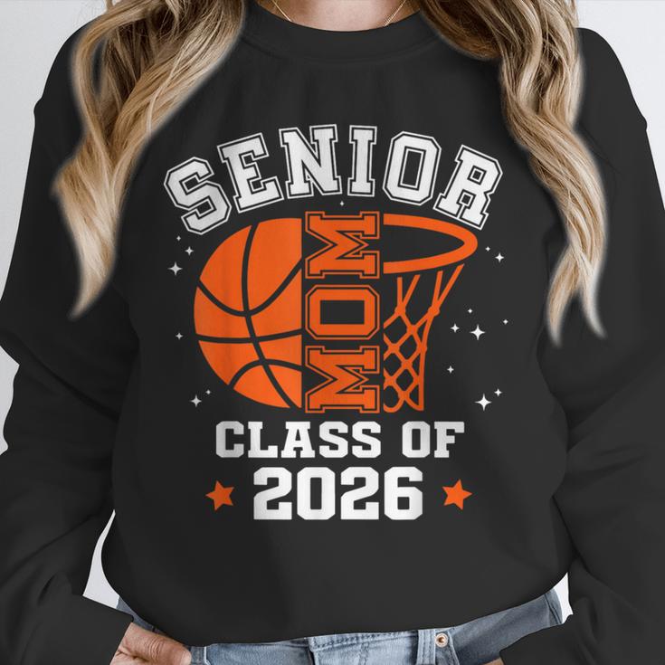 Senior Mom Class Of 2026 Basketball Graduation Unisex Sweatshirt