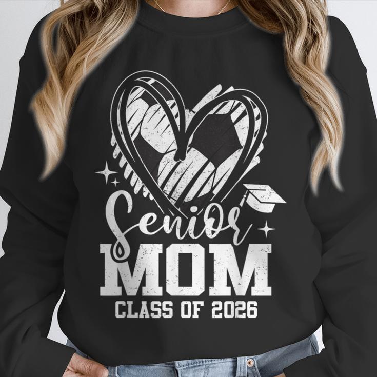 Senior Mom Class Of 2026 Soccer Graduation Heart Unisex Sweatshirt
