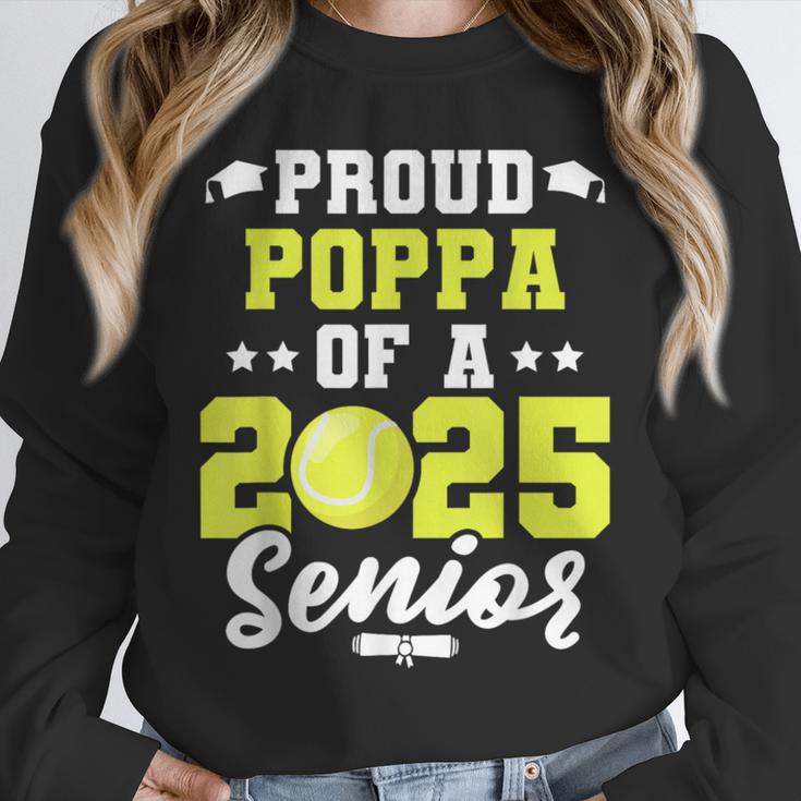 Senior Poppa 2025 Tennis Class Of 2025 Graduation Unisex Sweatshirt