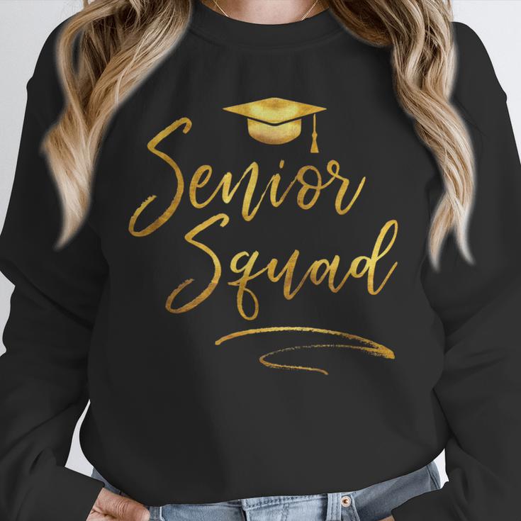 Senior Squad Graduation With Golden Cap Team Unisex Sweatshirt