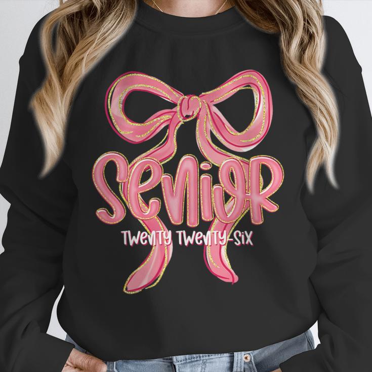 Senior Twenty Twenty-Six Coquette Graduation Class Of 2026 Unisex Sweatshirt