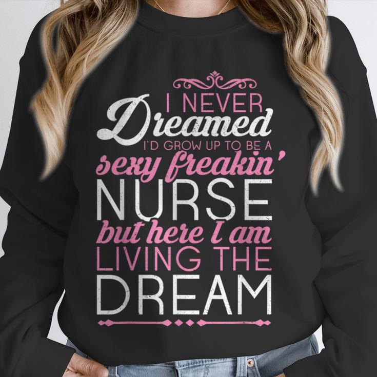 Sexy Freakin' Nurse NursingShirt For RN Graduation Unisex Sweatshirt