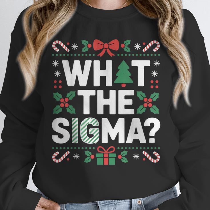 What The Sigma Christmas Party Outfit For Introverts Unisex Sweatshirt What The Sigma Christmas Party Outfit For Introverts Unisex Sweatshirt
