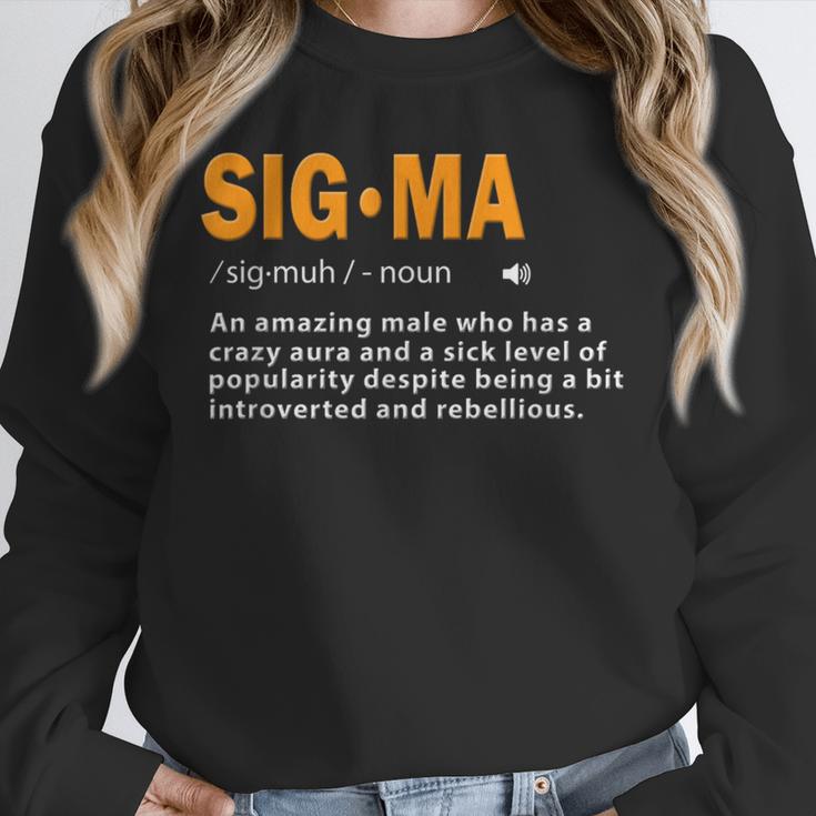Sigma Male Definition Crazy Aura Lone Wolf Introvert Unisex Sweatshirt