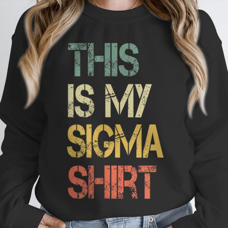 This Is My Sigma Shirt Male Lone Wolf Minimalist Introvert Unisex Sweatshirt
