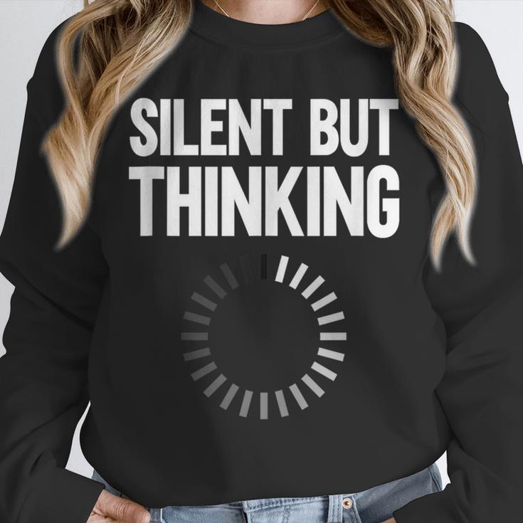 Silent But Thinking Introvert Unisex Sweatshirt Silent But Thinking Introvert Unisex Sweatshirt